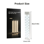 Rechargeable LED Under Cabinet Lights 3-Pack with Charging Station Wireless Motion Sensor Dimmable Night Light for Stairs Hallway Bookshelf