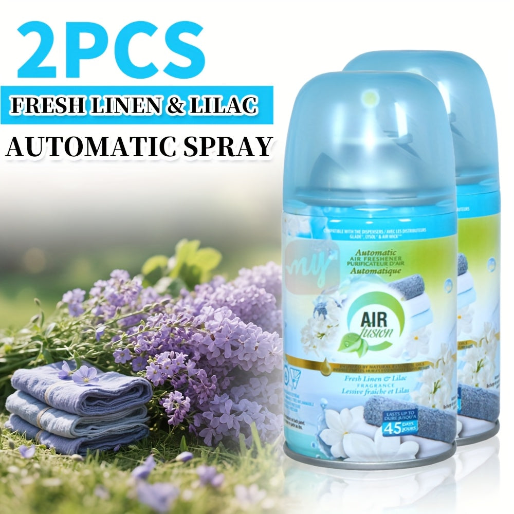 8-Scent Automatic Air Freshener Refills 5-Pack or 2-Pack – Odor Eliminator Room Spray for Home Bathroom Car Office Closet Fabric, Multi-Scent Fresh