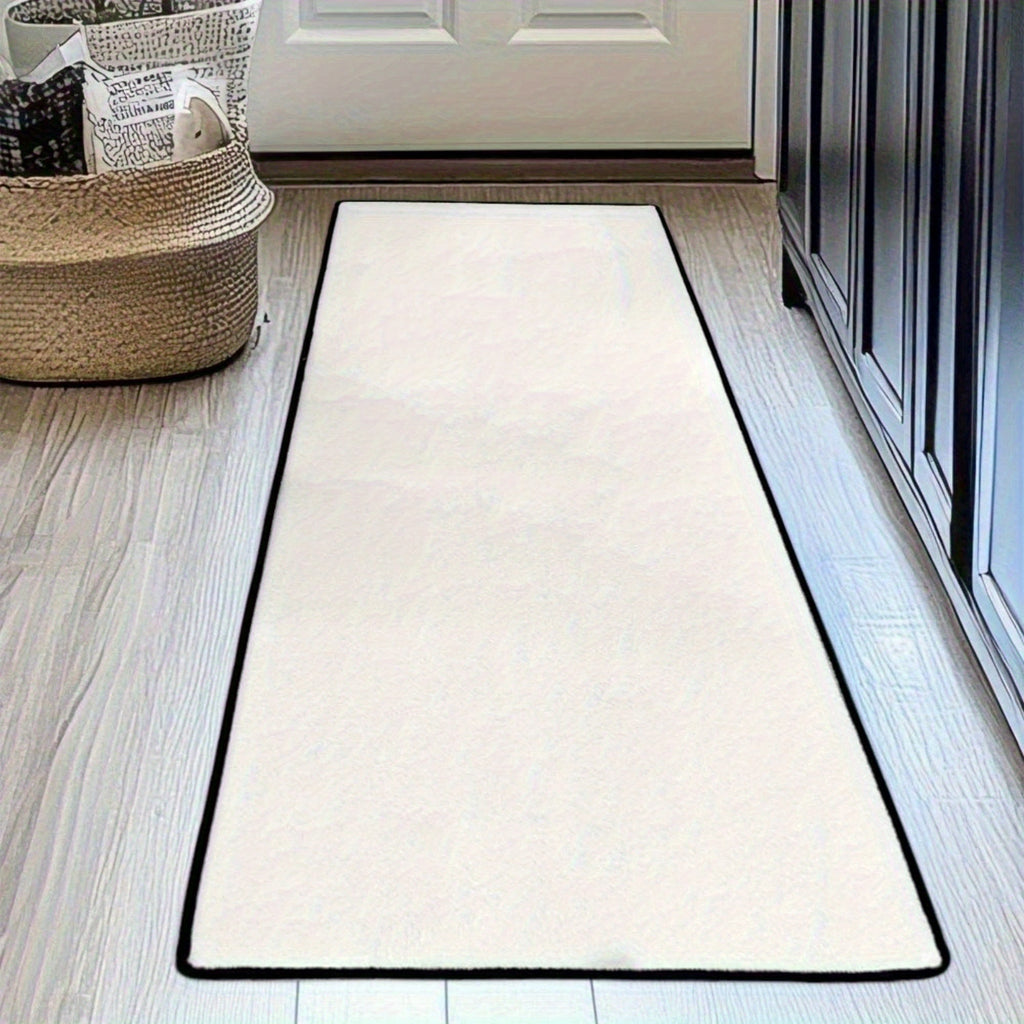 Bohemian Moon Phase Floral Kitchen Rug – Non-Slip Washable Rectangle Area Mat for Bedroom, Living Room, Entryway, Laundry Room & Hardwood Floors, Boho Home Decor, 16x48 & 18x60 Inch