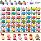 540PCS Cake Decorating Kit with 4 Springform Pans, Rotating Turntable & 55 Icing Tips – Complete Baking Supplies Set with Piping Bags, Fondant Tools & Cupcake Liners for Beginners