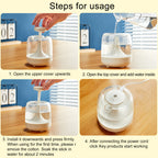 Cool Mist Humidifier Essential Oil Diffuser 21.98oz Large Capacity with Color Night Light USB Portable Bedroom Humidifier