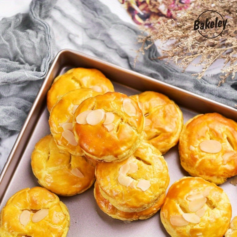 11 Inch Non-Stick Square Baking Pan Carbon Steel Jelly Roll Tray - Oven Baking Sheet for Cake Rolls Cookies Nougat Puff Pastry