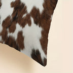 Animal Fur Print Throw Pillowcases – Pack of 4, Decorative Pillow Covers for Living Room, Office & Farmhouse
