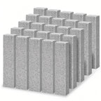 Pumice Scouring Sticks 25-Pack – 5.9" Natural Stone Scrubber for Toilet Bowl, Bathroom Tile, Kitchen, Pool & Wall Stain Removal | Bulk Home Cleaning Supply
