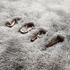 Fluffy Shag Area Rug for Living Room Bedroom - Super Soft Plush Faux Fur Carpet, Thick Shaggy Indoor Rug, Gray & Tie-Dye, 4 Sizes