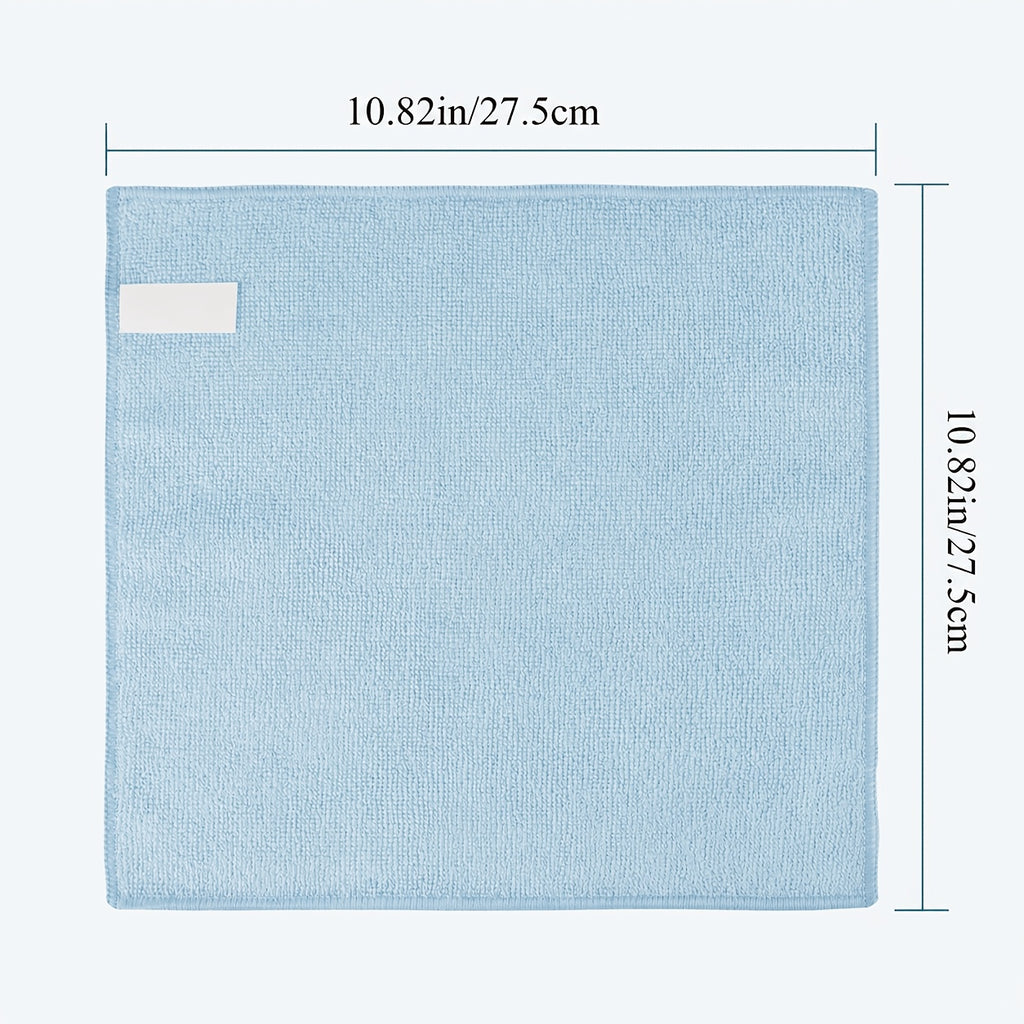 Bulk Microfiber Towels 100 or 200 Pack – Super Absorbent & Soft, 9.8×9.8 Inch – Multi-Purpose Washcloths for Bathroom, Hotel, Spa & Gym, Pure or Stripe, Random Color