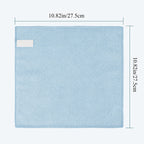 Bulk Microfiber Towels 100 or 200 Pack – Super Absorbent & Soft, 9.8×9.8 Inch – Multi-Purpose Washcloths for Bathroom, Hotel, Spa & Gym, Pure or Stripe, Random Color