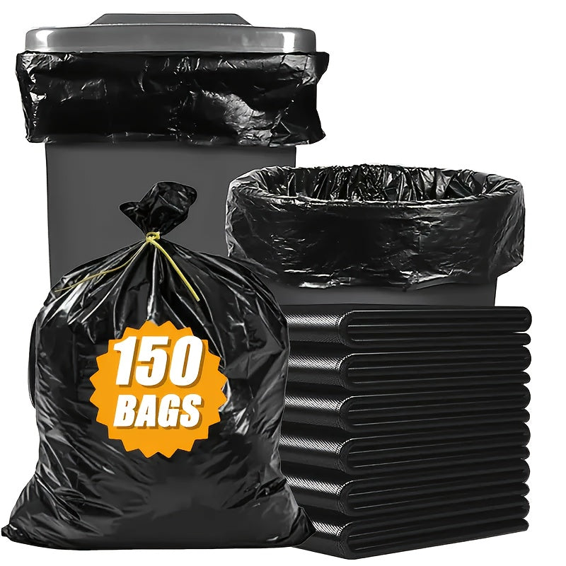 55-60 Gallon Heavy Duty Black Garbage Bags Tear Resistant Large Trash Bags for Home Garden Outdoor Commercial Camping 25 Pack