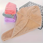 Microfiber Hair Towels 5pcs – Quick-Dry Super Absorbent Coral Velvet Drying Caps | Soft Lightweight Odorless Hair Wrap for Bathroom | Random Colors