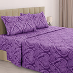 Paisley Bed Sheet Sets Queen King Twin Full Cal King – Soft Brushed Microfiber Deep Pocket Fitted Sheet & Pillowcases, Wrinkle Free