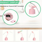 Food Guard Fly Repellent Fan 2-Pack Tabletop Holographic Blade Fly Fan with Ambient Light Battery Powered Foldable Portable for Picnic BBQ Party Camping Outdoor Indoor