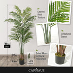 Artificial Palm Tree 5 6 7 Feet Lifelike Faux Potted Plant with Moss Indoor Home Office Living Room Decor Housewarming Gift