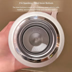 Vacuum Insulated Water Bottle 600ml 316 Stainless Steel Double Wall – Leak-Proof Lid with Handle for Travel, Gym, Office & Outdoors