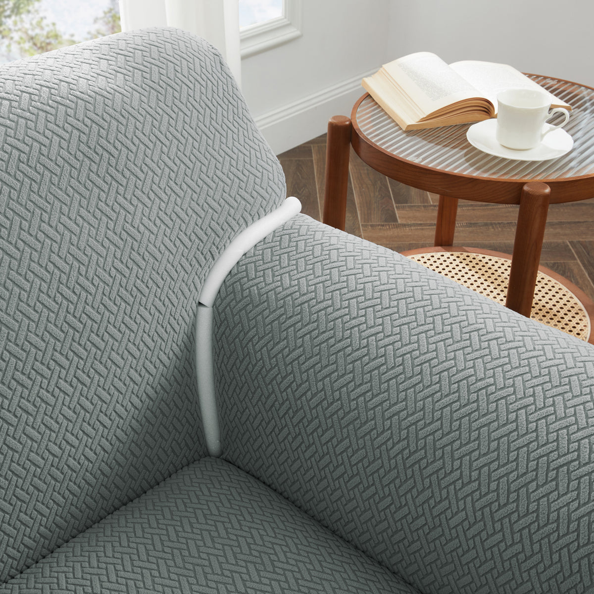 Stretch Spandex Sofa Cover 1 2 3 Seater Elastic Couch Slipcover Anti-Scratch Pet-Friendly Machine Washable Furniture Protector Holiday Gift