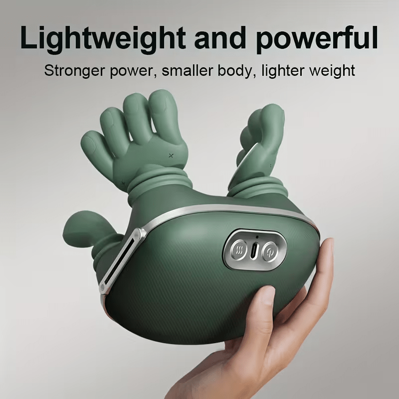 Electric Neck Back Shoulder Massager with Type-C Charging, 3-Speed Deep Tissue Relief, Handheld Percussion Body Massager for Home Use