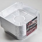 8x8 Aluminum Cake Pans 30 Pack with Lids – Disposable 8 Inch Square Foil Baking Pans for Cakes, Brownies, Freezing & Meal Prep