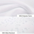 4pcs Flower Butterfly Shower Curtain Set 71x71 Inch with 12 Hooks Anti-Slip Bath Mat Toilet U-Shape Pad & Lid Cover - Complete Bathroom Set | Nuvia Haven