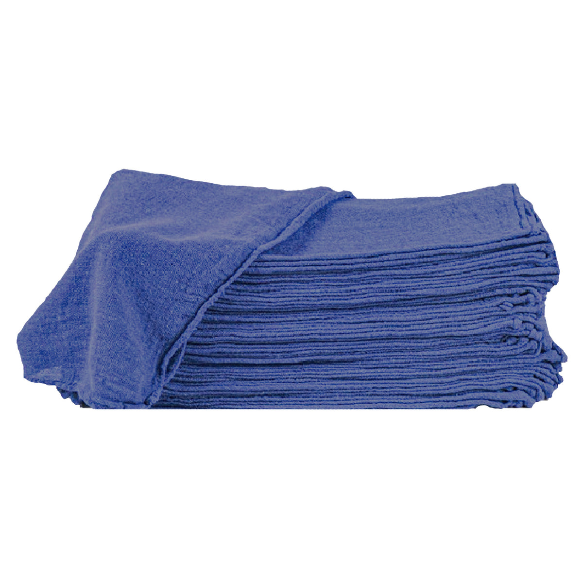 Americlassic Cotton Shop Rags 12x14 in – Absorbent Lint-Free Cleaning Rags & Shop Towels for Home, Garage, Auto & Industrial Use, 50 to 500 Pack, Red, White & Navy Blue