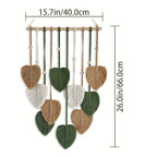 Bohemian Safari Tapestry Wall Decor Nature Green Theme Boho Wall Art Hanging for Bedroom Living Room Office Classroom Home Decoration Gift