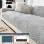 Bohemian Plush Sofa Cushion Cover Christmas Decorative Non-Slip Machine Washable Pet-Friendly All-Season Pillow Cover for Living Room Bedroom Office Home Decor