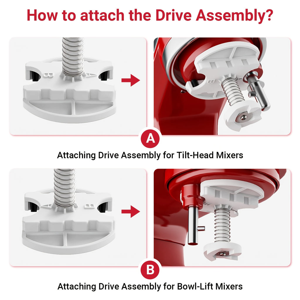 Ice Cream Maker Attachment for KitchenAid Stand Mixer | 2-Quart Frozen Yogurt, Ice Cream, Sorbet & Gelato Maker | Compatible with KitchenAid 4.5 Qt & Larger