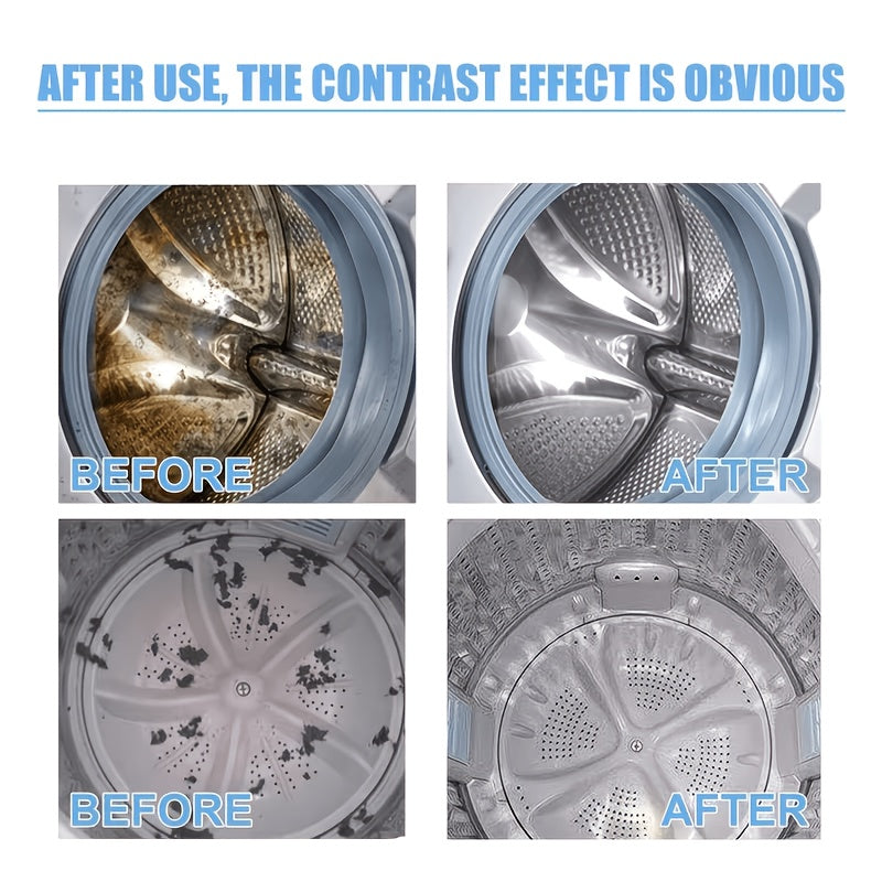 Washing Machine Cleaning Tablets 80 Count Effervescent Deep Clean Dirt Remover Deodorizer Freshener for Front Load Top Load Washers Laundry Machine Cleaner