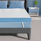 4 Inch Cooling Gel Memory Foam Mattress Topper with Removable Cover Twin Twin XL Full Queen Soft Breathable Bed Topper Pressure Relief