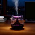 Cool Mist Humidifier Essential Oil Diffuser 21.98oz Large Capacity with Color Night Light USB Portable Bedroom Humidifier