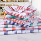 Reusable Kitchen Dishcloths Set of 15 – Soft Absorbent Cleaning Cloths, Quick-Dry Scrubbing Wipes for Kitchen, Household Dish Towels