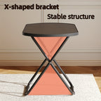 Foldable Tray Table – No Assembly TV Dinner Tray for Eating on Bed Sofa Living Room, Stable Snack Table, Normal & Large, Black White Walnut
