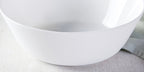 Large Opal Glass Soup Bowls Set of 4 – 38oz 7.5 Inch White Ramen Noodle Salad Bowls, Anti-Slip Anti-Scald, Dishwasher, Microwave & Refrigerator Safe