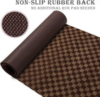 Runner Rug for Hallway Entryway Kitchen – Indoor Outdoor Non-Slip Rubber Backing, 200+ Custom Sizes, 8 Colors, Stain Resistant Low Pile Carpet Runner