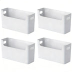 Stackable Plastic Plate Organizer Rack with Lids for 6-9.5 Inch Plates Space-Saving Kitchen Storage for RV Camping Outdoor Use