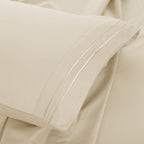 Brushed Microfiber Bed Sheet Set 6 Piece with Embroidered Pillowcases - Hotel Luxury Deep Pocket 16 Inch, Soft Breathable All Season, 24 Colors, Twin Twin XL Full Queen King Cal King