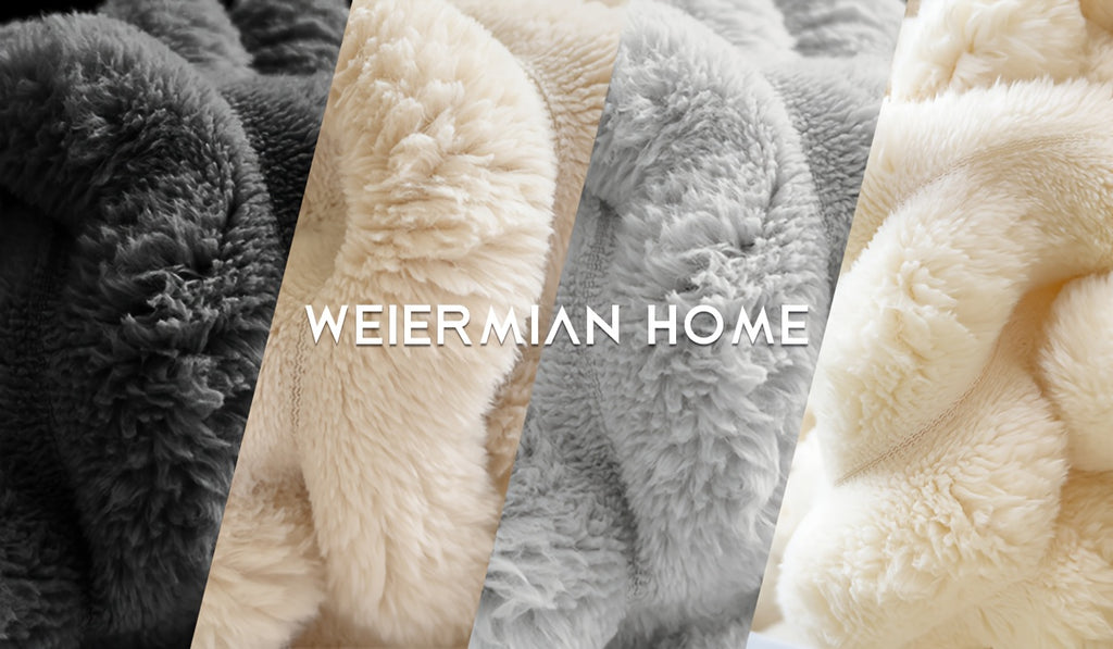 Soft Plush Throw Blanket – Thick Warm Fuzzy Cozy Blanket for Couch, Bed, Office & Travel | 4 Sizes, 4 Colors | Great for Gifts & Room Decor