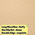 Fluffy Plush Area Rug 1.6 Inch Thick Non-Slip Machine Washable Polyester Tie Dye Rectangle Carpet for Living Room Bedroom Multiple Sizes and Colors