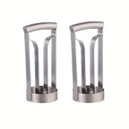 Pineapple Corer Slicer Stainless Steel Easy One-Twist Pineapple Cutter Tool with Comfortable Grip for Home Kitchen and Restaurant