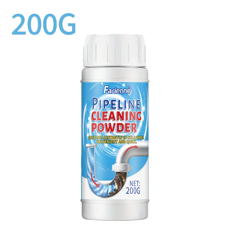 FARIENNE Pipeline Cleaning Genius Drain Cleaner & Clog Remover 200g – Quick-Acting, No Surfactants, for Toilets, Sinks, Tubs, Shower Drains & Kitchen Pipes