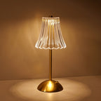 Nordic Retro Metal Table Lamp, 3-Color Touch Control, USB Charging, Warm Atmosphere Bedside & Bedroom Night Light