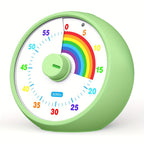 60-Minute Visual Countdown Timer | Silent, Color-Coded | Classroom, Office & Kitchen
