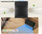 HEPA Air Purifier for Large Rooms Up to 1095 Sq Ft – PM2.5 Display, Air Quality Sensor, Auto Mode & Timer, Home Office Family Room Air Cleaner, Black White Grey Silver