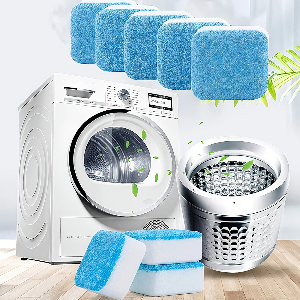 Washing Machine Cleaner & Descaler Tablets – Deep Cleaning for HE Front Loader & Top Load Washers, Removes Odor, Drum & Tub Seal Cleaner, Septic Safe, 7 to 40 Pack