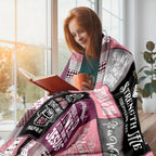 Christian Gift Blanket for Religious Enthusiasts – Soft Plush Fleece Throw, Faith Bible Verse Sofa TV Blanket