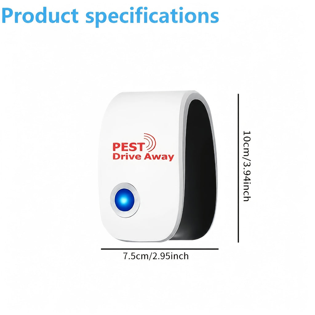 Ultrasonic Pest Control Device 2026 Upgraded Plug-In Repeller for Mosquitoes Mice Cockroaches Ants Spiders Fleas Chemical-Free Indoor Pest Repellent for Home Kitchen Office 4 6 8 Pack