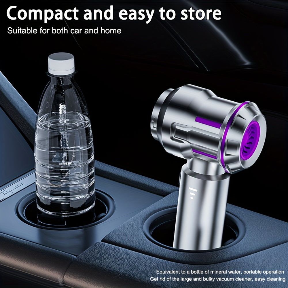 Handheld Vacuum Cleaner 25000PA – 9-in-1 Cordless Car Vacuum, Rechargeable Brushless Motor, Washable Filter, Low Noise for Car, Home, Pet & Office