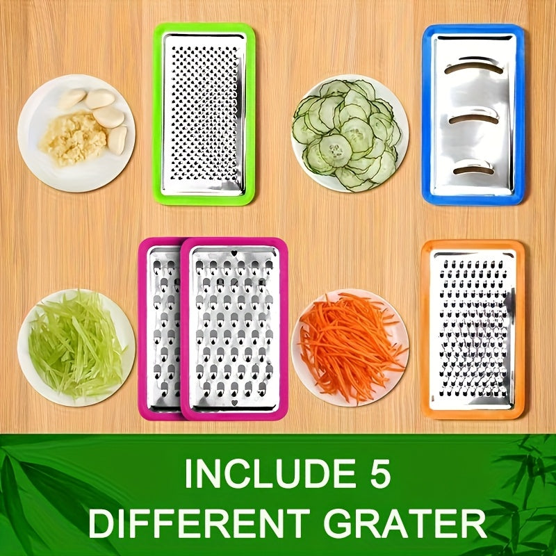 Bamboo Cutting Board with Food Container, Cheese Shredder & Juice Tank – All-in-One Wooden Carving Board for Vegetables, Meat & Cheese – Easy Grip Handle, Kitchen Prep Board