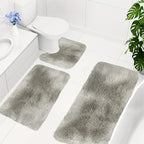 Soft Velvet Bath Rug Set Non-Slip Water Absorbent Machine Washable Bathroom Mat 3 4 5 6 Piece Sets Multiple Colors