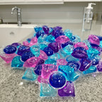 5-in-1 Scented Laundry Pods 7.05oz or 21.16oz – Premium Long-Lasting Aroma Detergent Beads, 12g Pre-Measured Pods Wash 8–12 Items, Powerful Stain Remover Fabric Cleaner