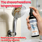 Showerhead & Bathroom Limescale Remover Spray Kit – Removes Mineral Blockages, Restores Glass & Mirrors, No-Scrub for Bathtub, Sink & Toilet
