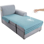 L-Shape Sectional Sofa Cover Non-Slip Machine Washable Chaise Lounge Slipcover Pet-Friendly Loveseat 3-Seater Right Chaise 9 Colors